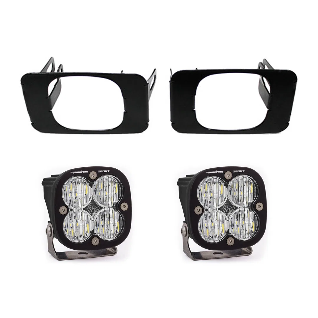 630816 – BAJA DESIGN Driving/ Fog Light, LED Bulb 4 LED Bulbs 3 Inch Square 52 Watt Bulbs Amp Draw 4 AMP Driving/ Com...
